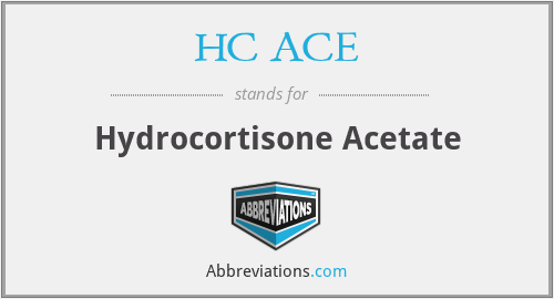 HC ACE - Hydrocortisone Acetate